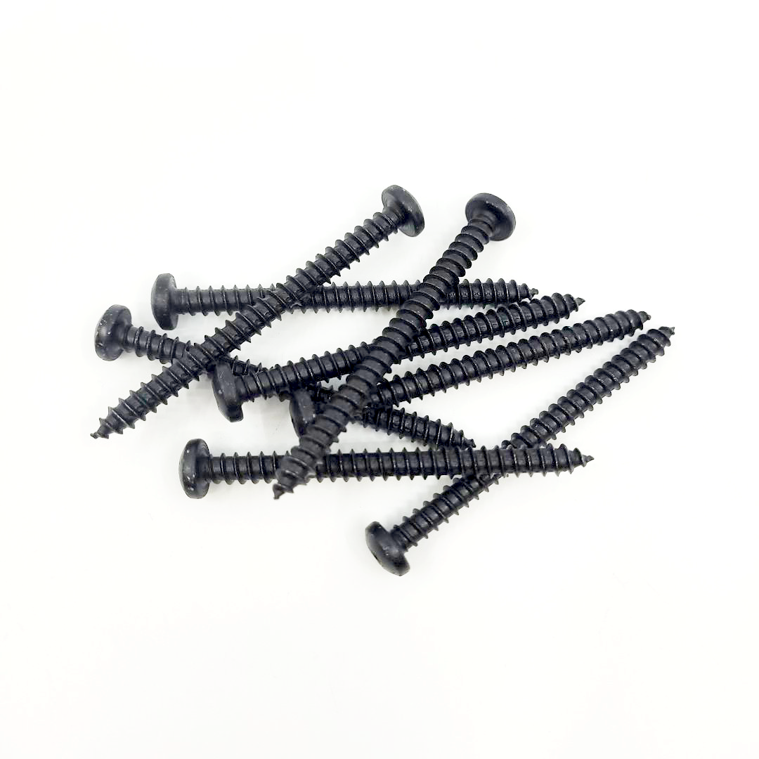 #14x3 Black Pan Head Screws for Post Brace and Tall Boy Post Saddles