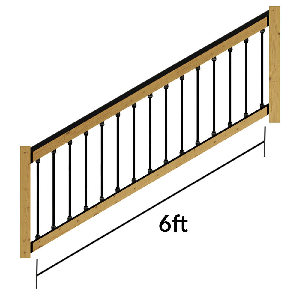 snap'n lock infill kit 6 foot stair variant on a white background