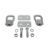 The Eye Nut Coupling Kit includes two U-bolt brackets with D-rings, two G90 Galvanized plates with holes, two bolts, M16 nuts, Heavy Duty Eye Nuts, and four washers—all neatly arranged on a white background.