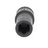 A close-up image features a black, cylindrical Impact Socket made from chrome vanadium. Its textured surface and open end fit snugly over bolt heads. Set on a plain white background, it stands out in the versatile deep impact sockets bundle.
