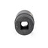 The Impact Socket is a black cylindrical object with a square hole in the center, made of durable Chrome Vanadium metal, featuring a matte finish. It is isolated on a white background, providing a direct view into its square opening, evoking professional Deep Impact Sockets.