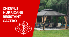 How Cheryl Built a Hurricane-Resistant Gazebo Without Digging or Concrete