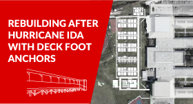 How Deck Foot Anchors Supported South Terrebonne High's Rebuilding After Hurricane Ida