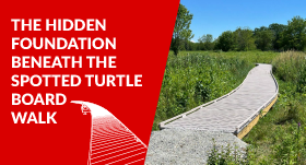 How the Deck Foot Anchor Supports 3,800 Feet of Ohio Boardwalk | Spotted Turtle Trail