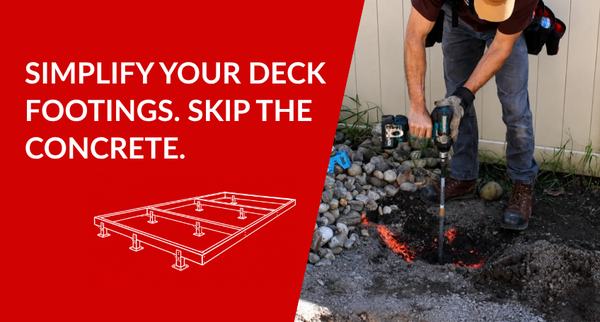 Building a Deck Without Concrete: A Simpler Way to Start Your Deck