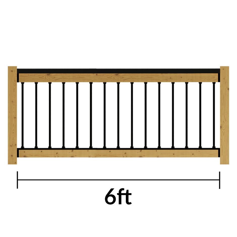 Gap Between Railing Easy Fix for Wide Gaps Between Railings | Snap'n Lock Balusters – DecksGo