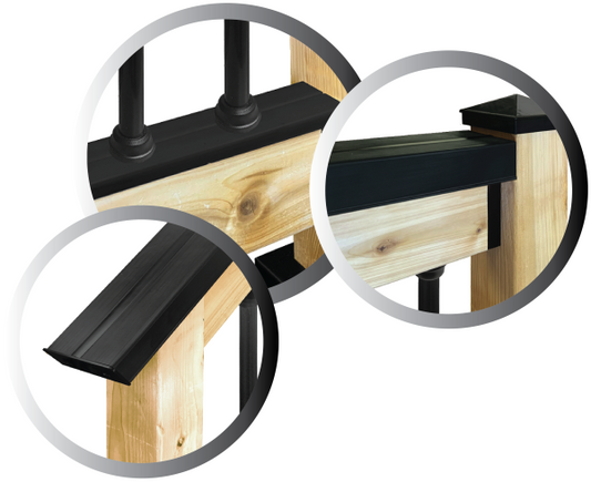 Gap Between Railing Easy Fix for Wide Gaps Between Railings | Snap'n Lock Balusters – DecksGo