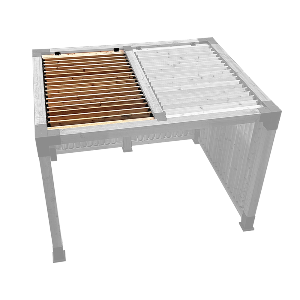 louver tops split roof application