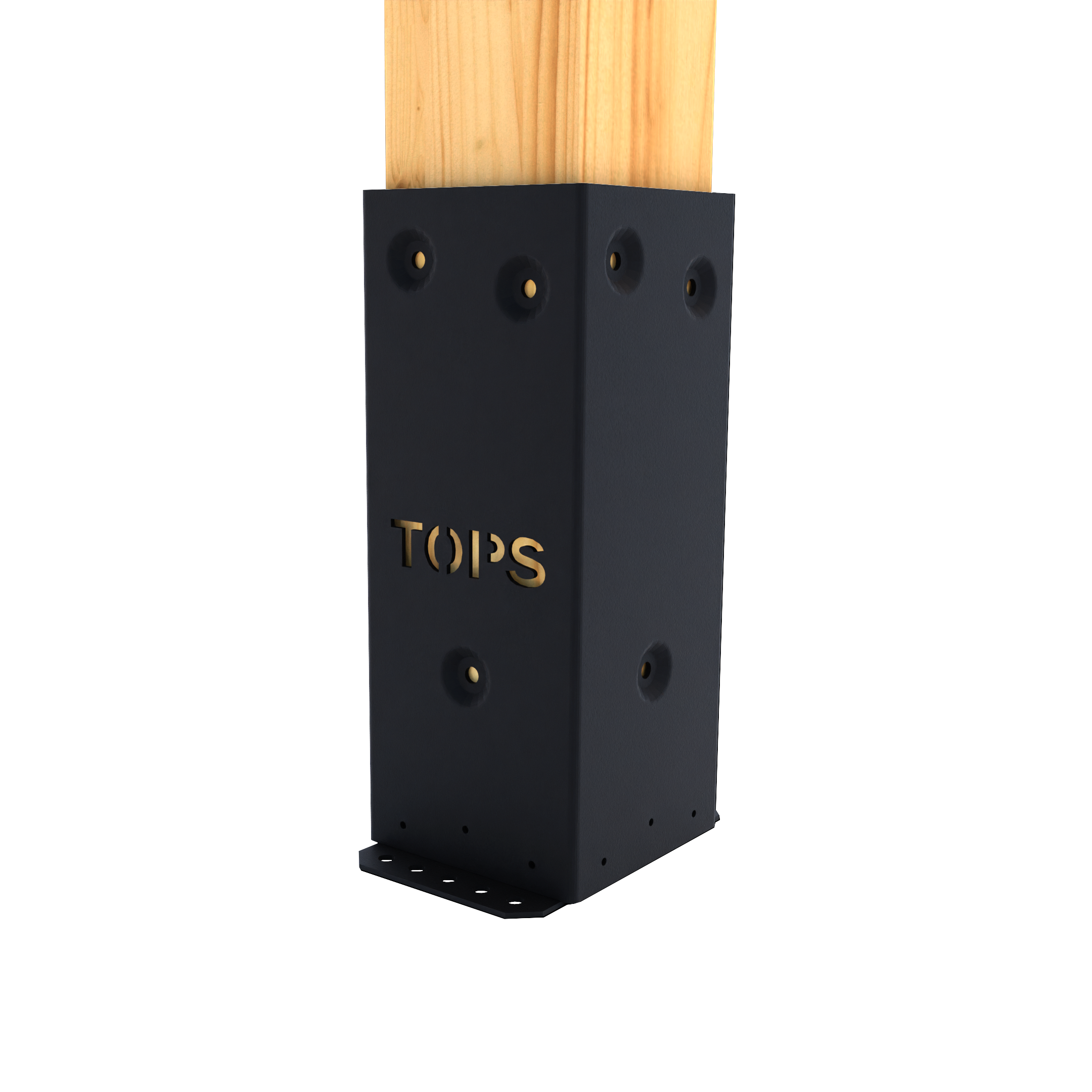 TOPS post base on a white background