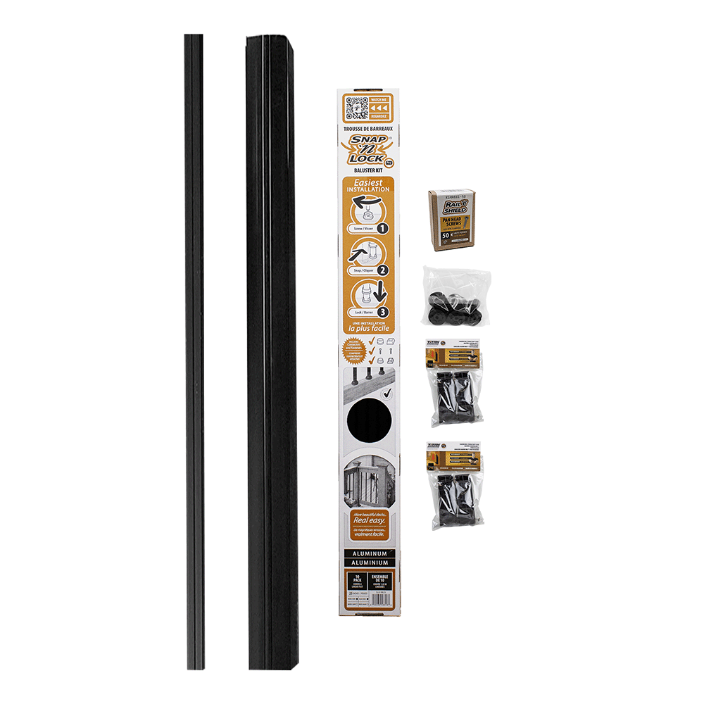 all components of 4 foot ramp kit in packaging on a white background 