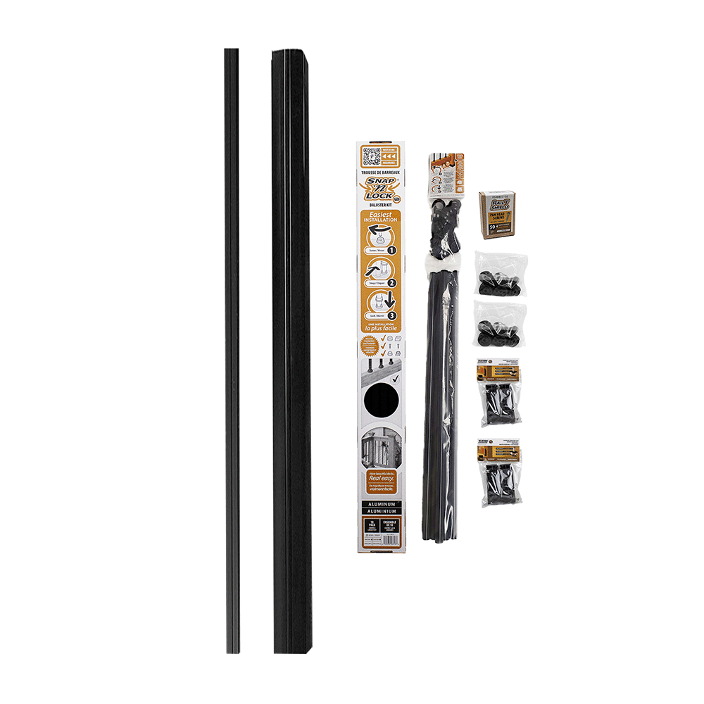 All components in packaging on a white background