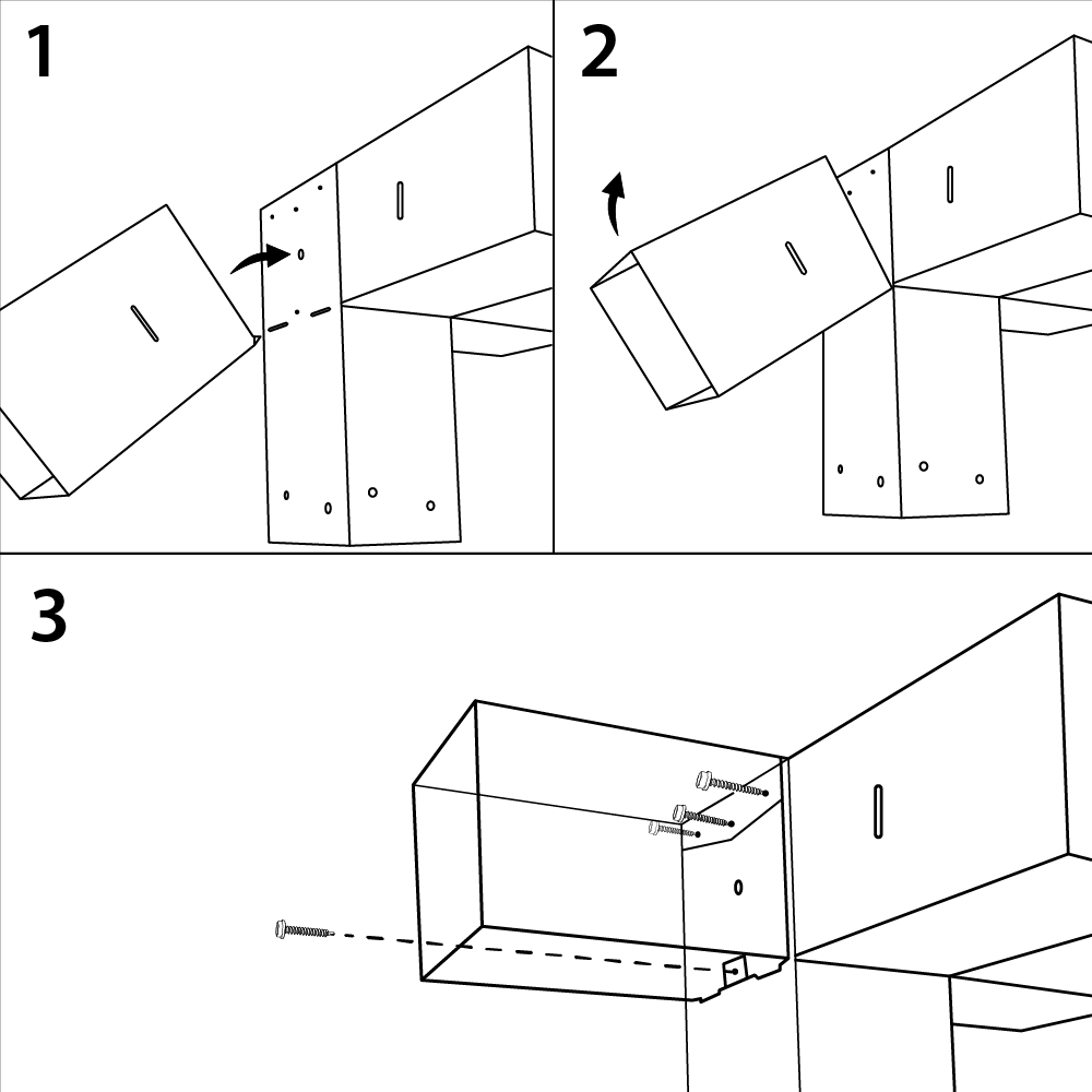 Line instructions of how to add a top module
