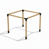 TOPS 4 post pergola on a white background
