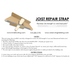 joist repair strap infographic