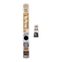 Packaging of 25" black Snap Lock balusters hardware with additional stair hardware on a white background