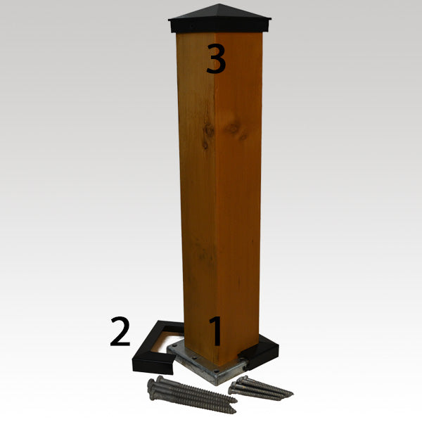 4x4 Post Anchor Bundle - Triple